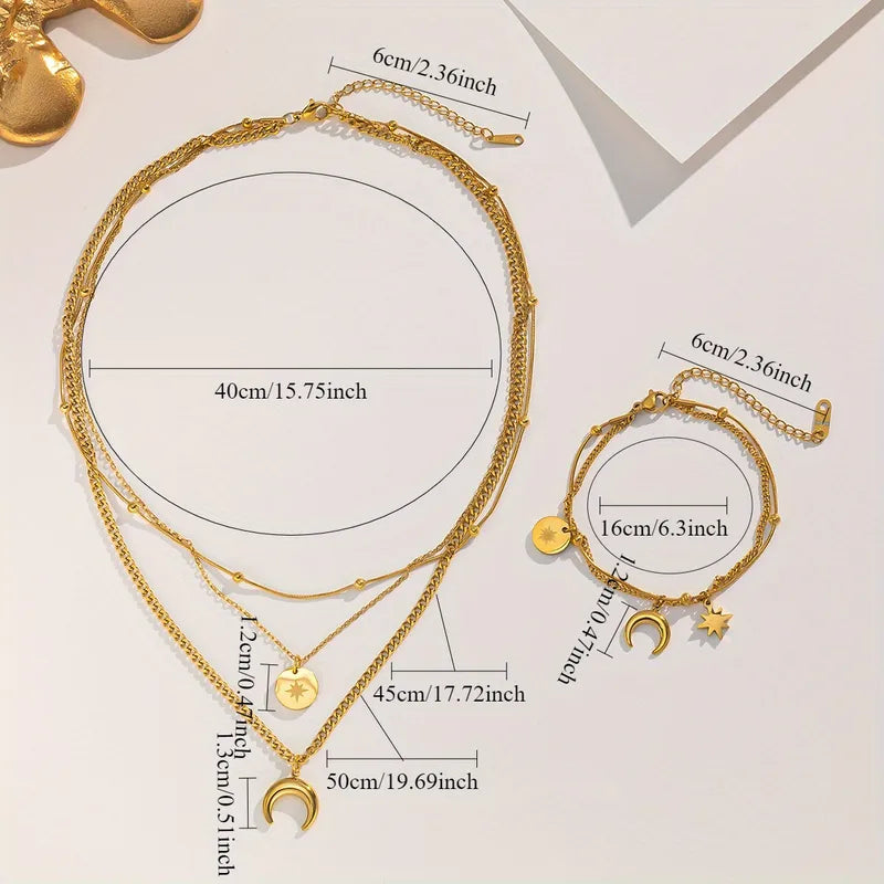 Collar Sun And Moon | Lotus Flowers