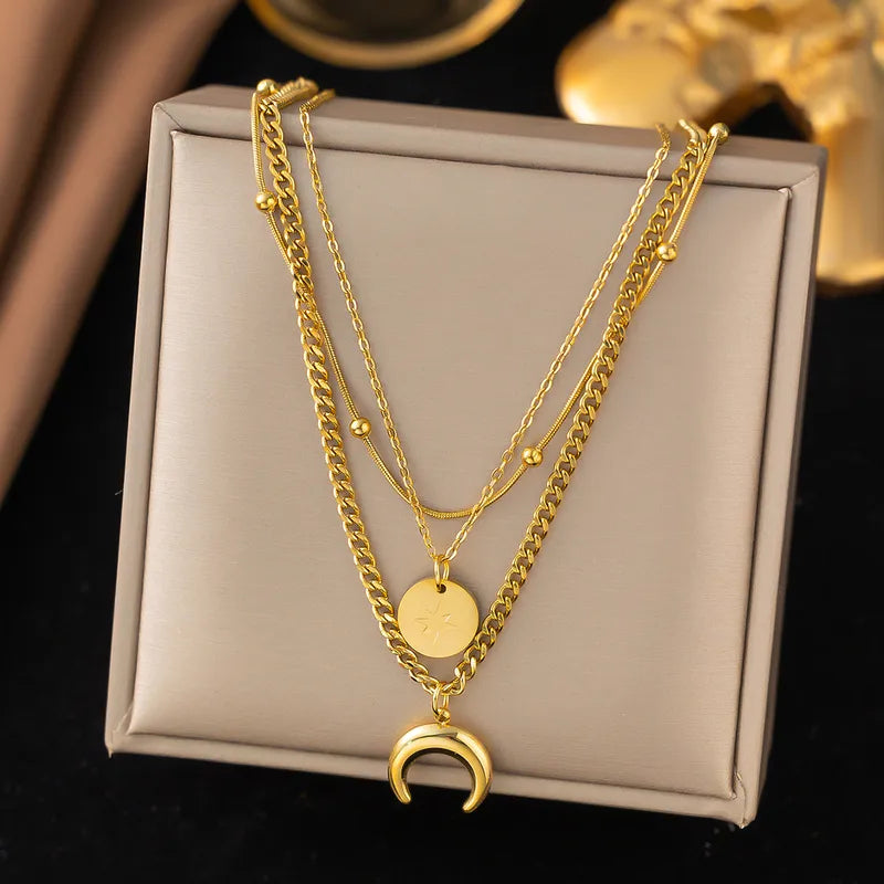 Collar Sun And Moon | Lotus Flowers