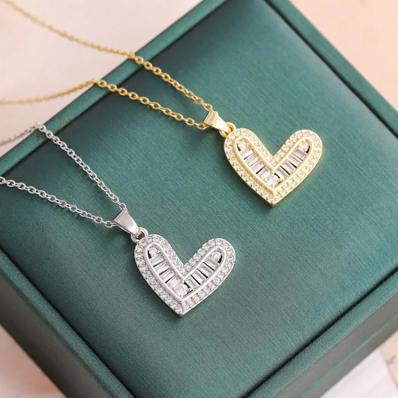Collar Corazón | Lotus Flowers
