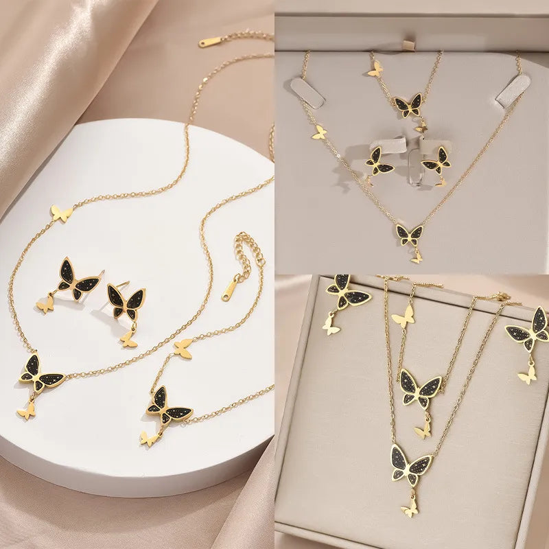 Collar Butterfly - Joyería Elegante | Lotus Flowers
