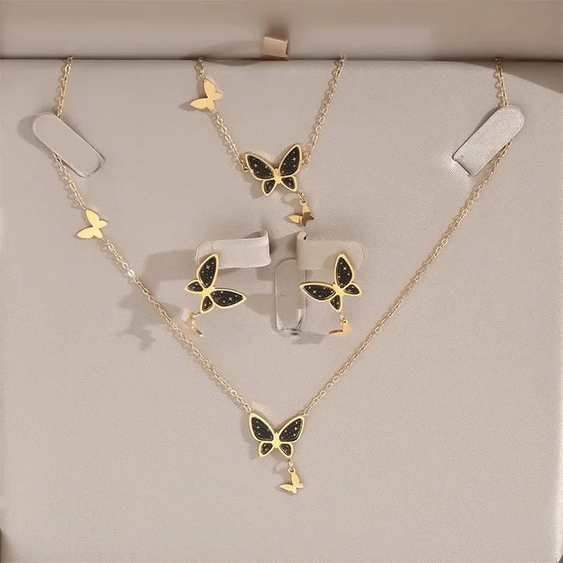 Collar Butterfly - Joyería Elegante | Lotus Flowers