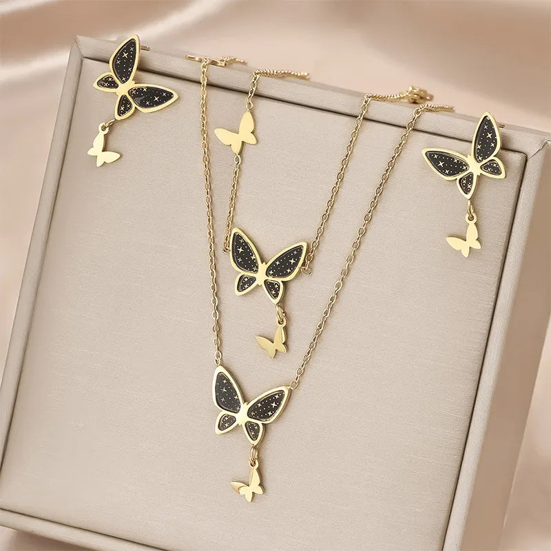 Collar Butterfly - Joyería Elegante | Lotus Flowers